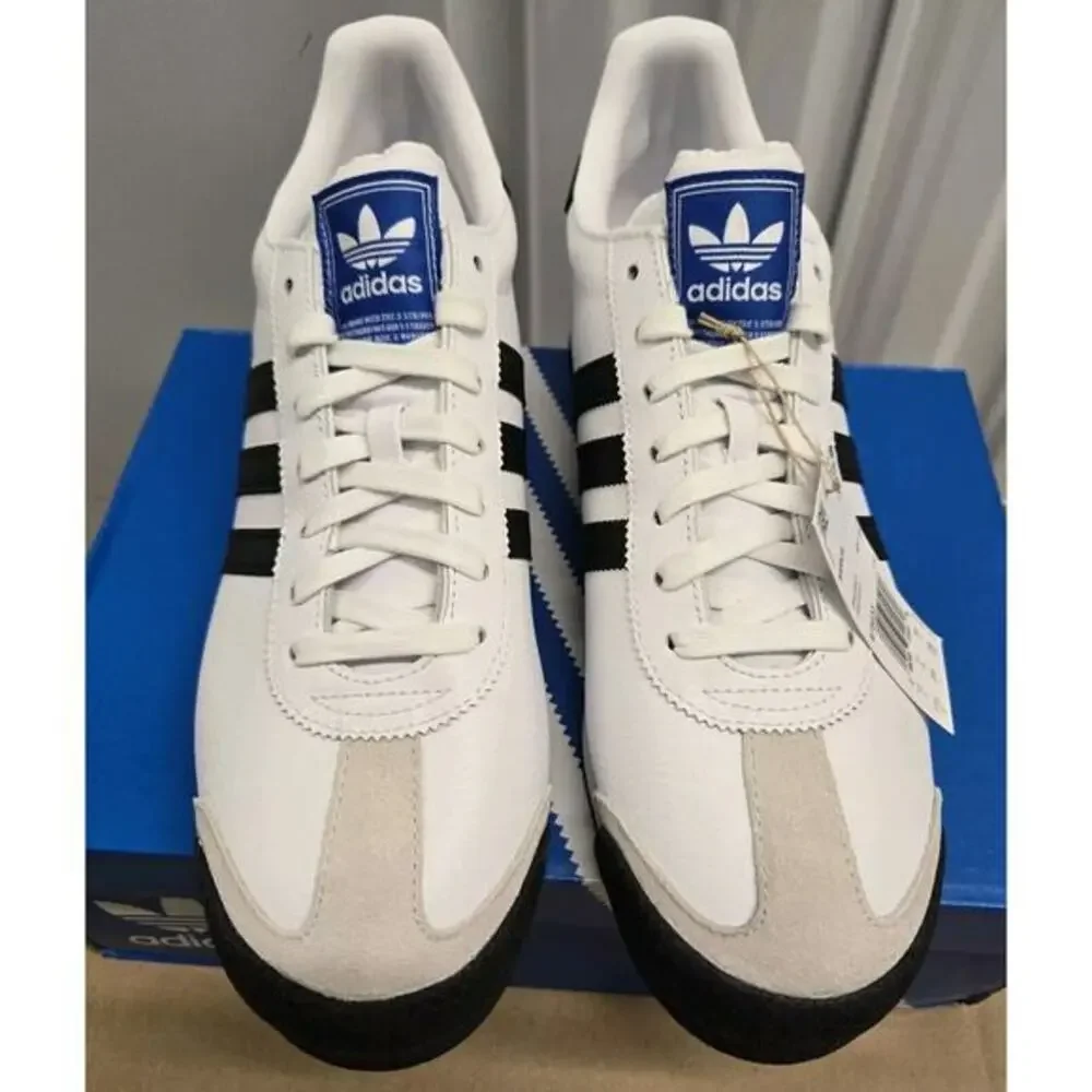 adidas Originals Mens Samoa Retro‎ Sneaker Run White/Black Size 11.5 New Shoes